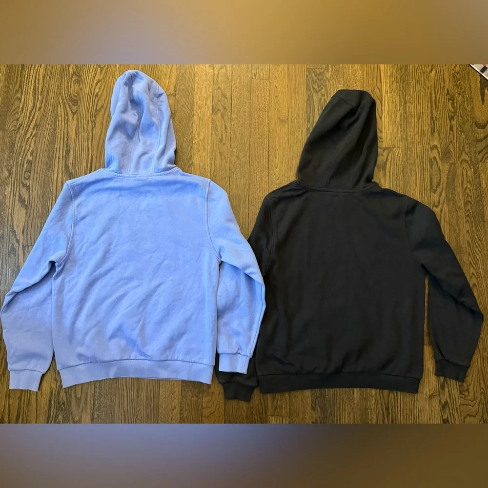 GUC Kids Nike Hoodie Bundle - XL - 1 Blue & 1 Black Graphic Hoodie - Picture 4 of 6